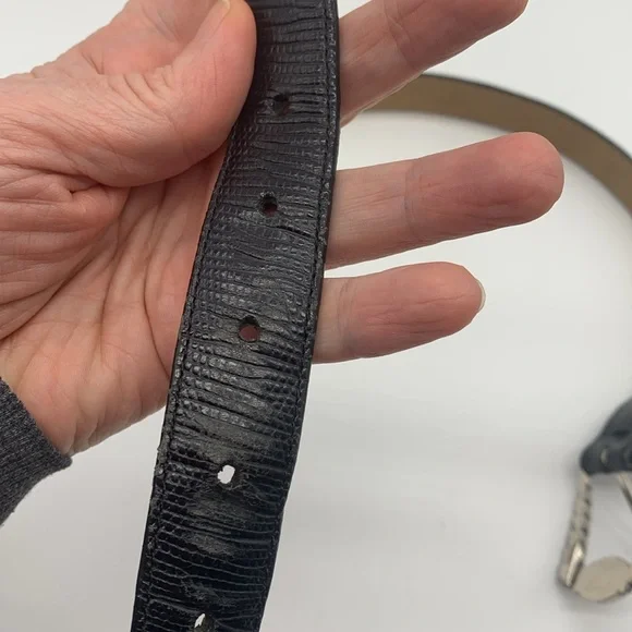 Vintage Brighton Museum Collection Belt Roman Coins Black Leather Sz Large FLAWS - Picture 13 of 16